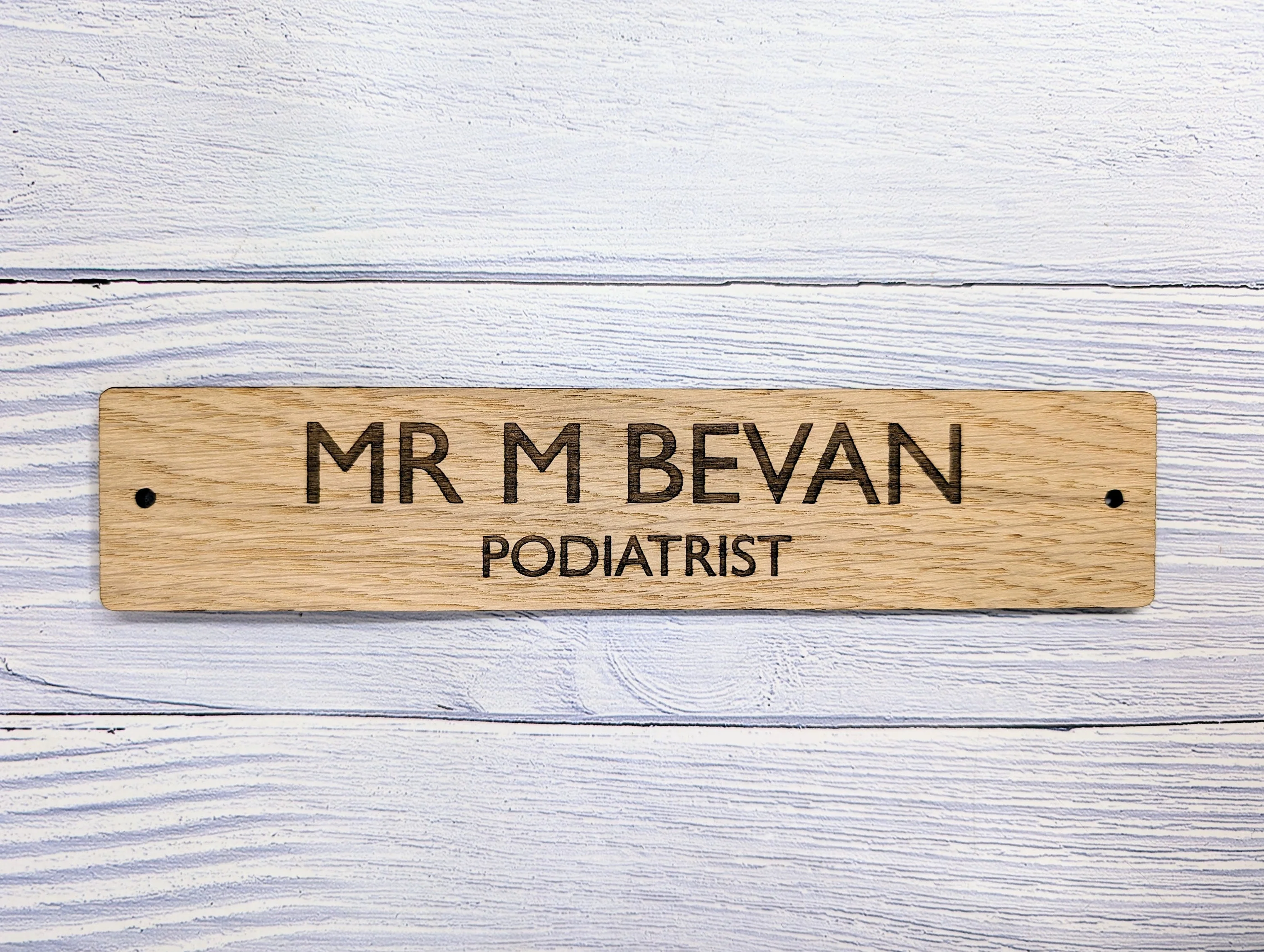 Personalised Wooden Signs for Medical & Wellness Spaces - Customisable for Doors, Receptions, GP Surgeries, Spas - Multiple Sizes Available - Image 3