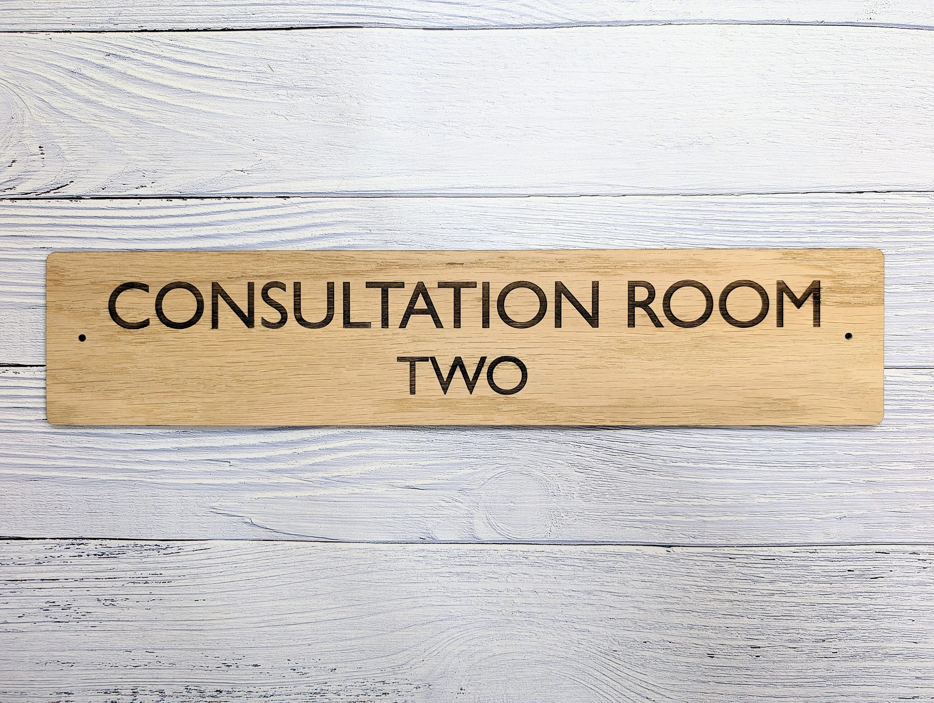 Personalised Wooden Signs for Medical & Wellness Spaces - Customisable for Doors, Receptions, GP Surgeries, Spas - Multiple Sizes Available - Image 5