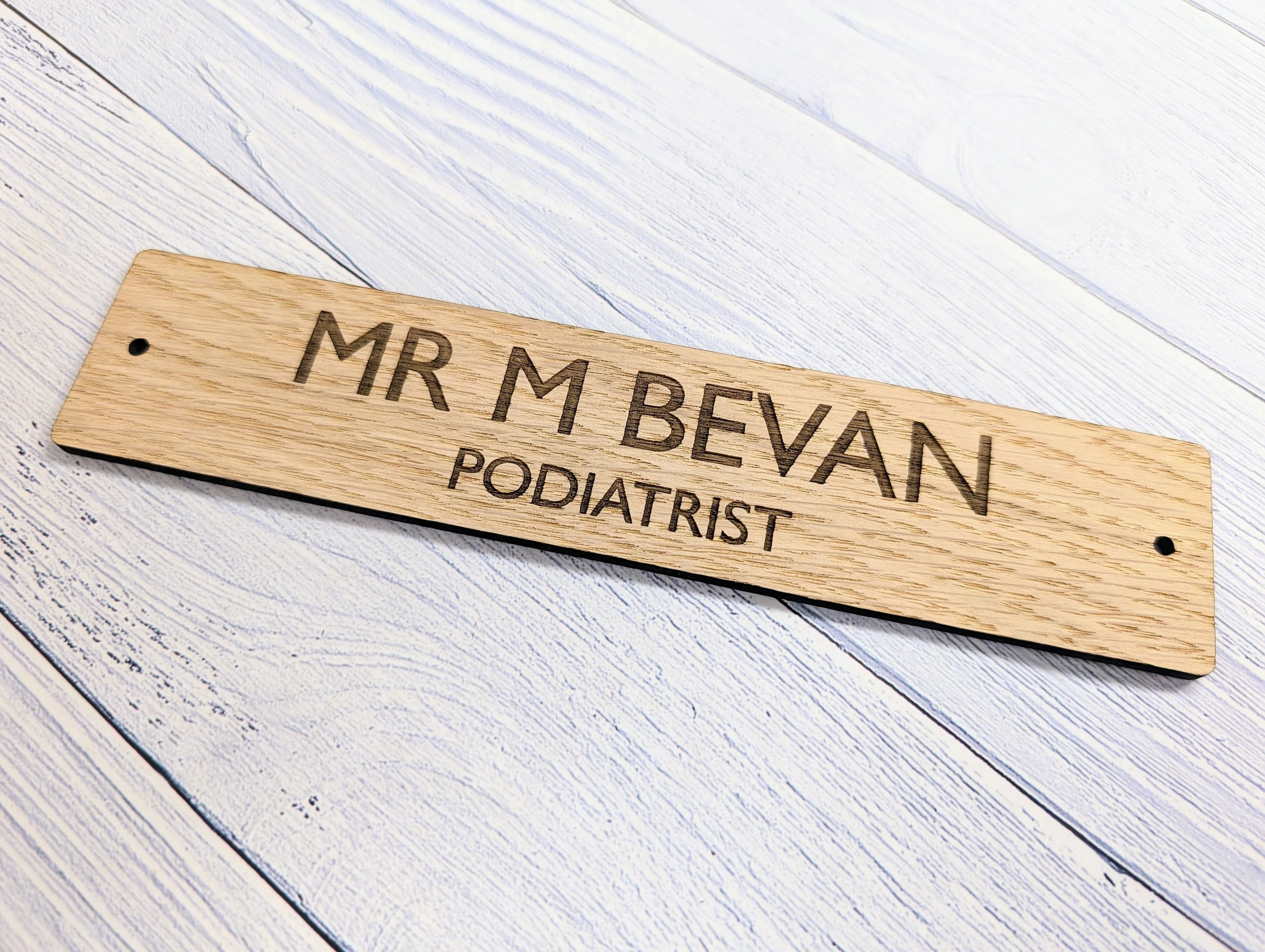 Personalised Wooden Signs for Medical & Wellness Spaces - Customisable for Doors, Receptions, GP Surgeries, Spas - Multiple Sizes Available - Image 8