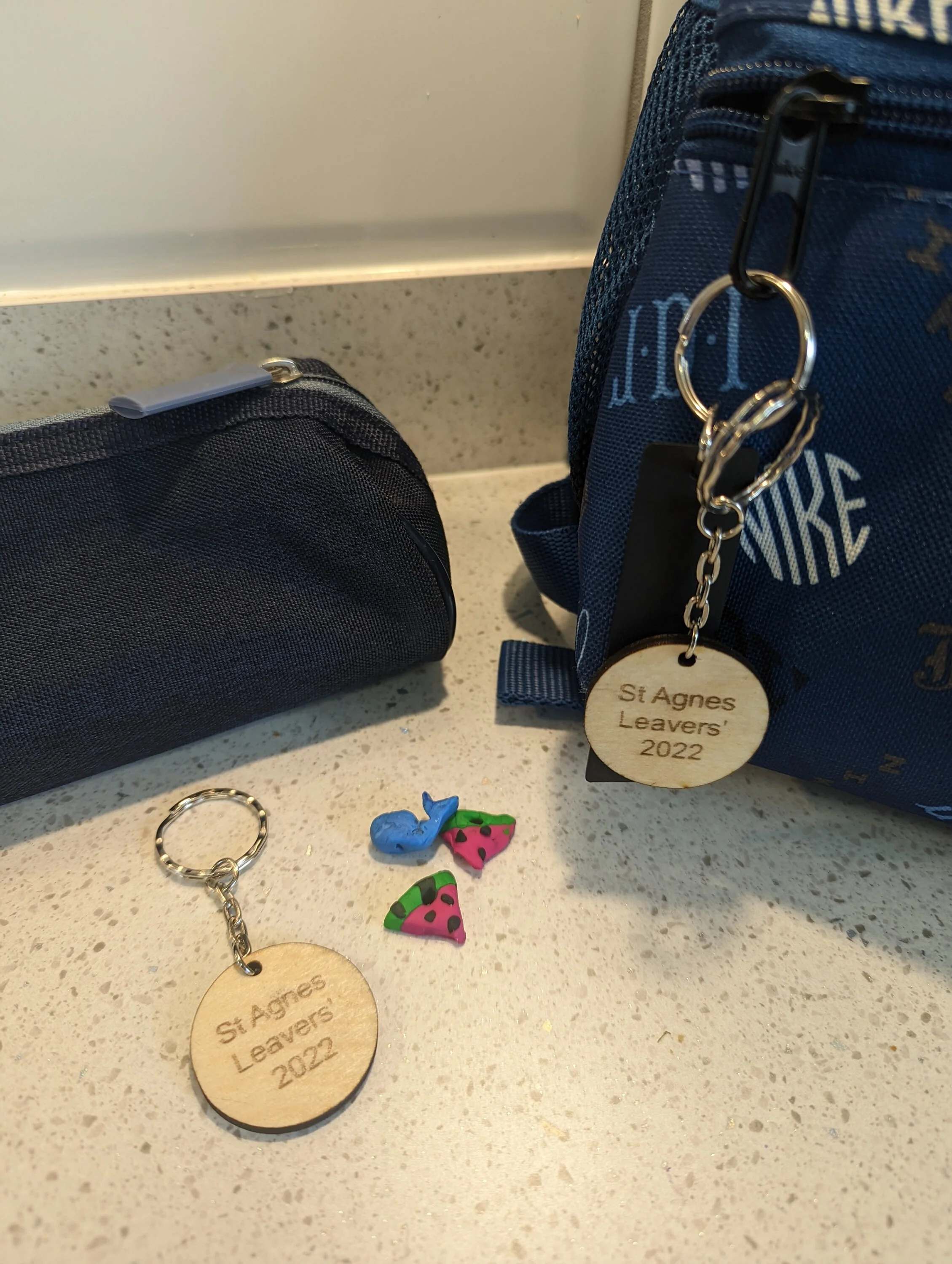 Personalized School Leavers Keyrings - Sustainable Wood End of Year Gifts for Students - Image 5