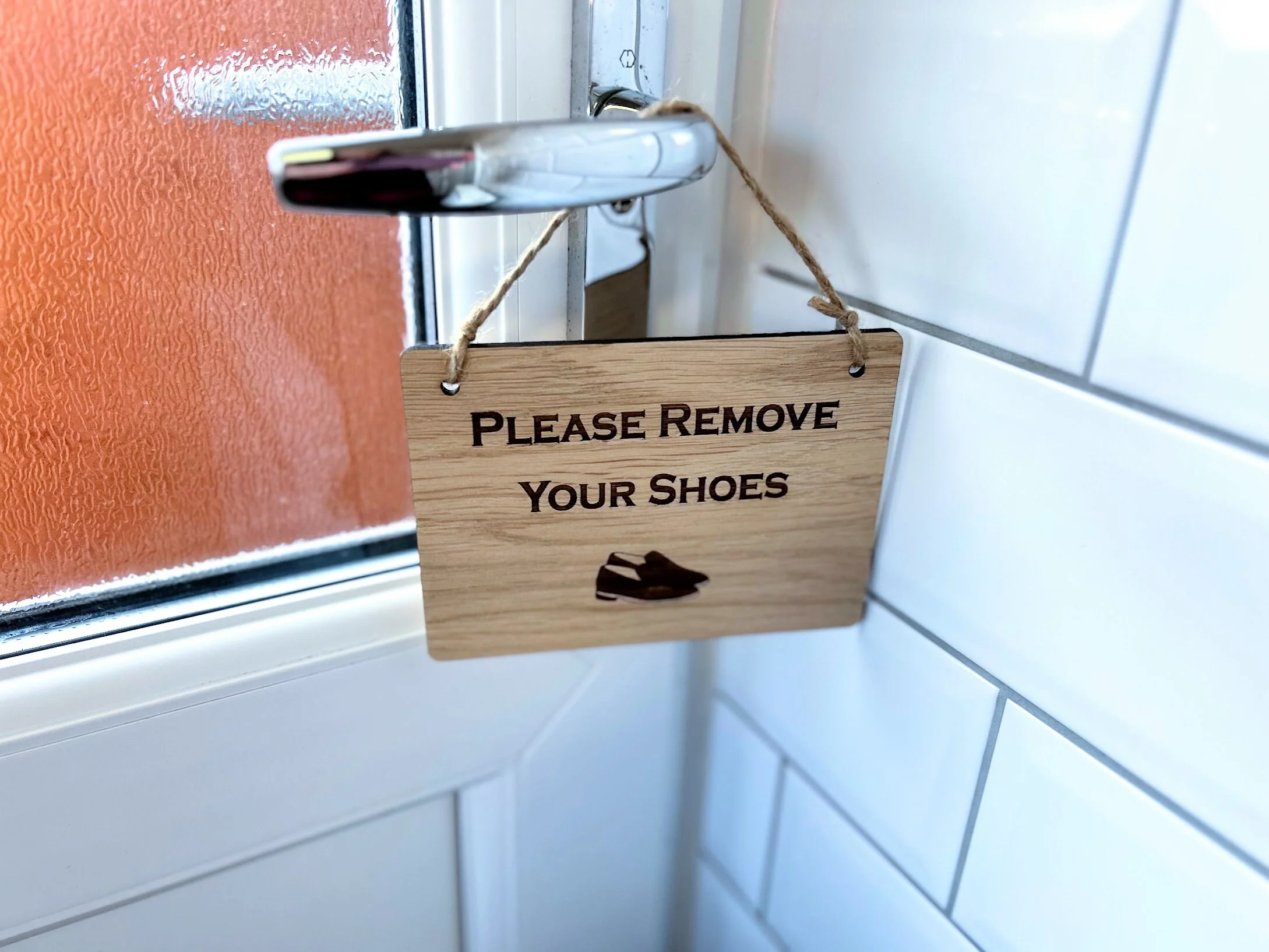 Please Remove Your Shoes | Wooden Sign | Wooden Hanging Sign | Gardeners Sign | Utility Room Sign | Guest Sign - Image 6
