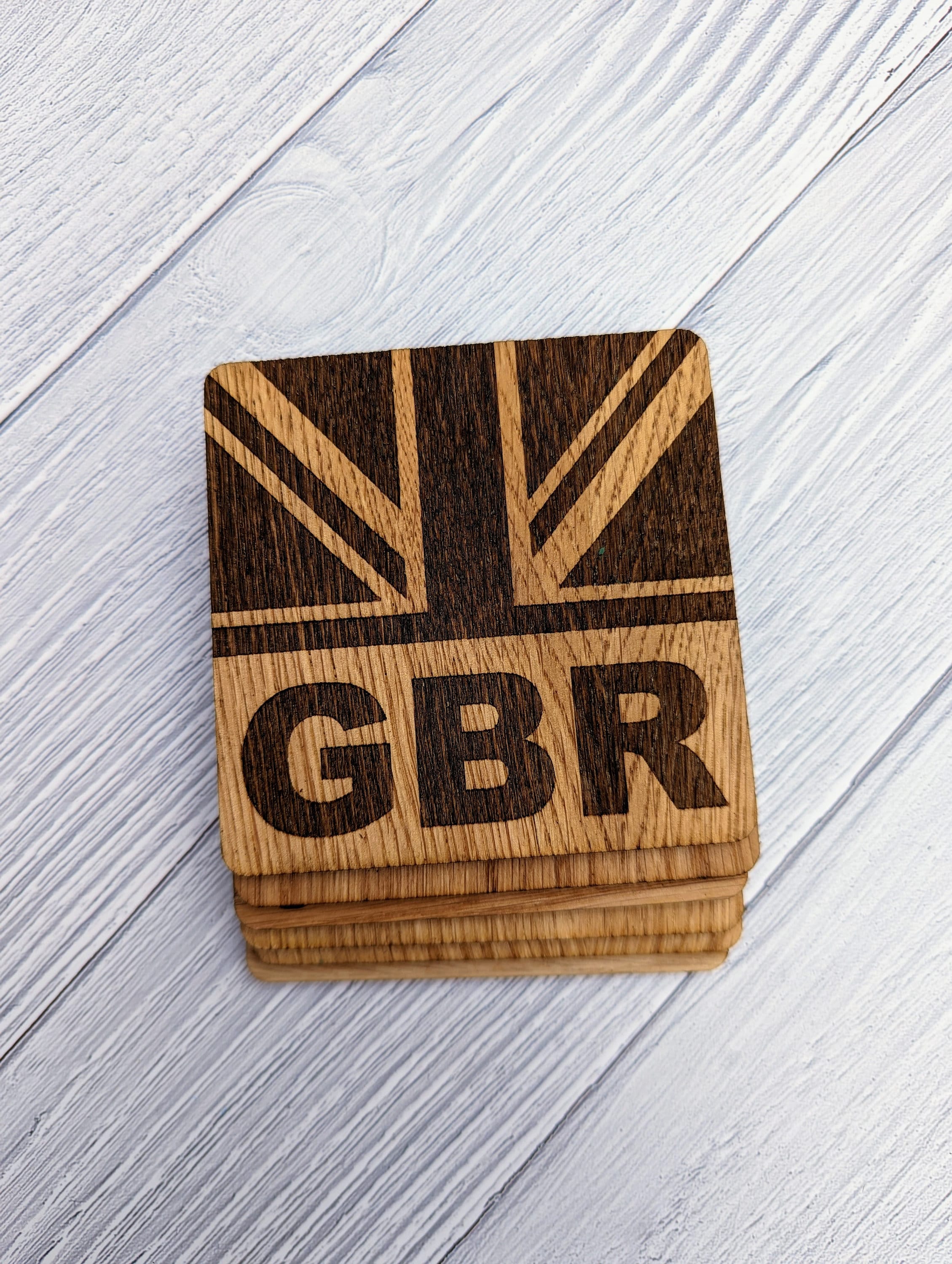 Set of 6 Union Jack Sailing Coasters - Nautical Home Decor - Image 6