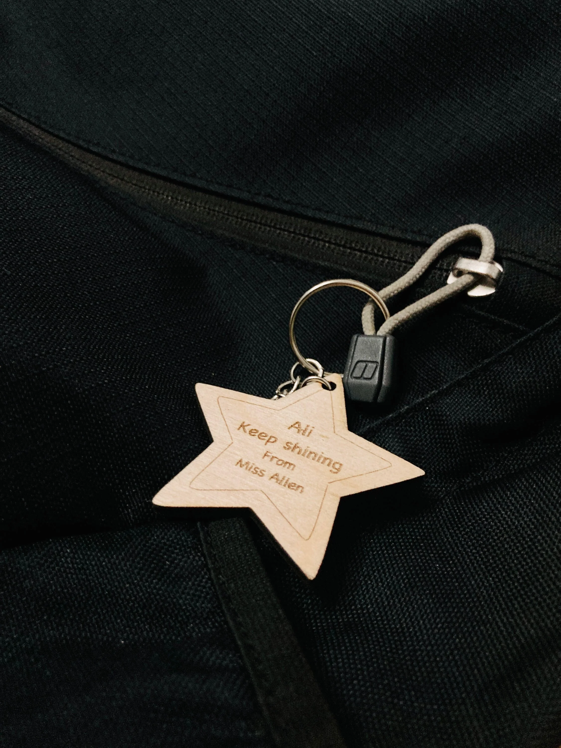 Personalised Birch Plywood Keyrings: Teacher Gifts for Students - Image 4