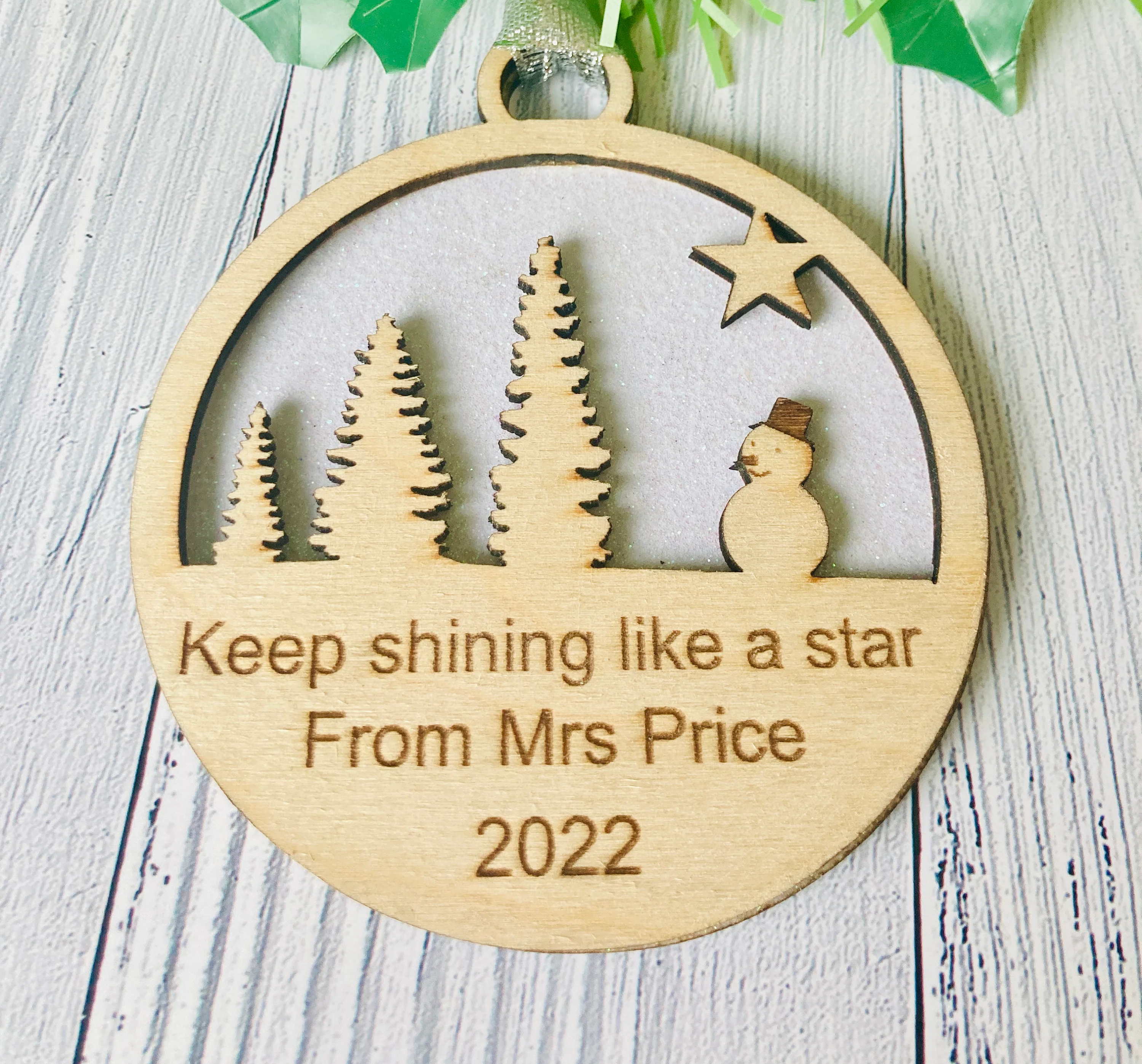 School Christmas Baubles, Gifts From Teacher | Personalised Teacher Gifts | School gifts - Image 9