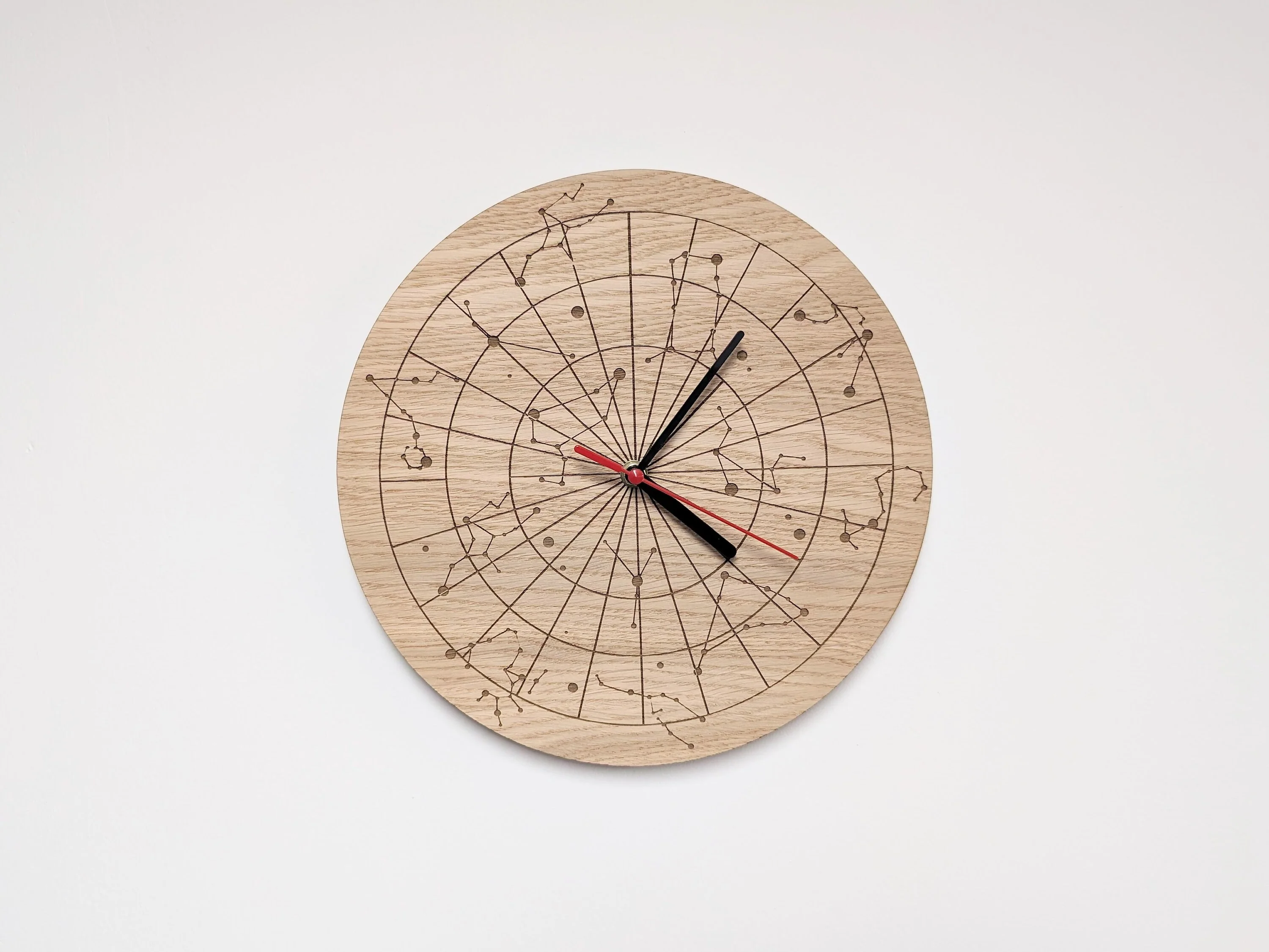 Starry Sky Constellation Wooden Clock - Astronomical Clock - Image 3