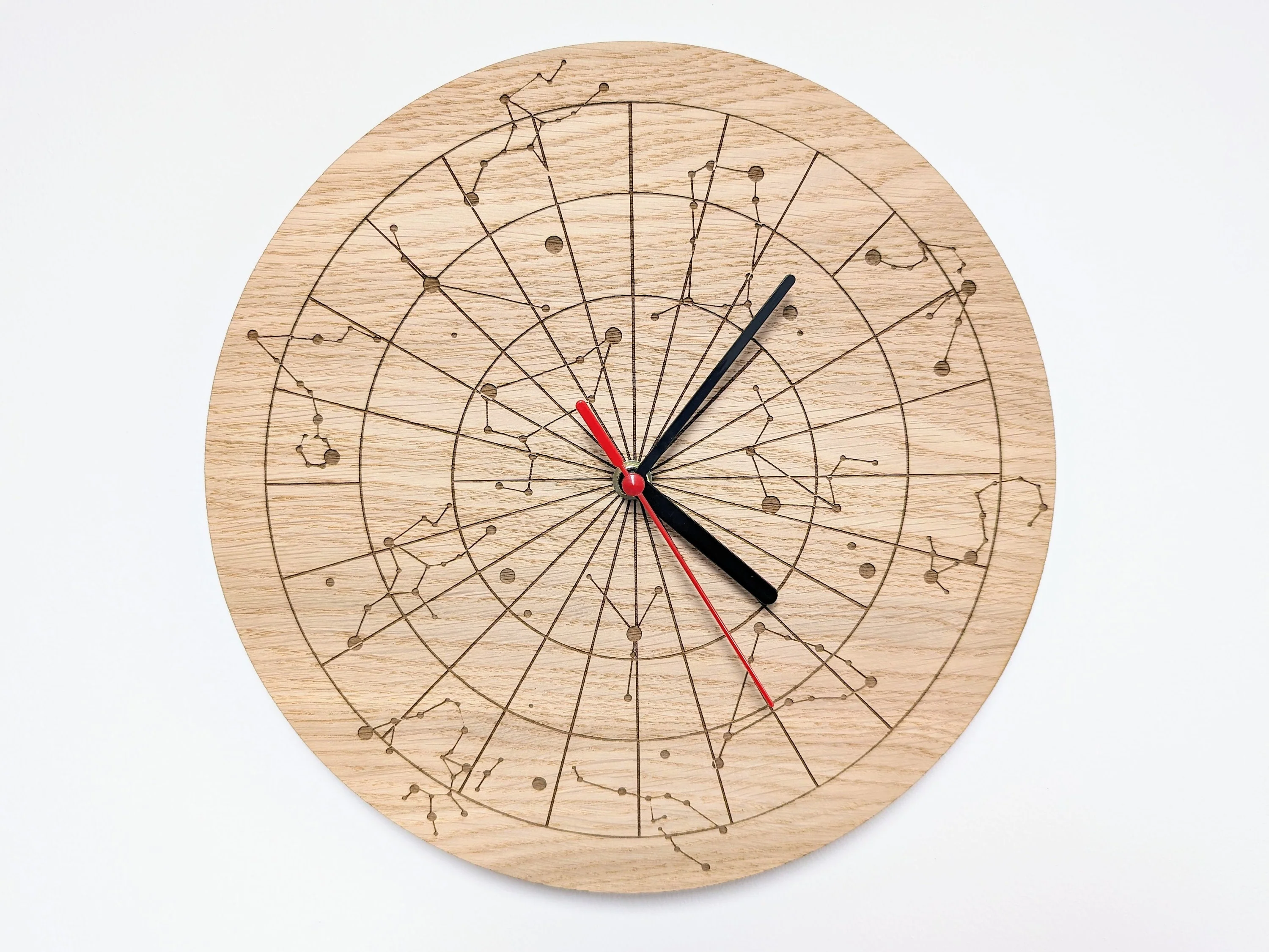 Starry Sky Constellation Wooden Clock - Astronomical Clock - Image 7