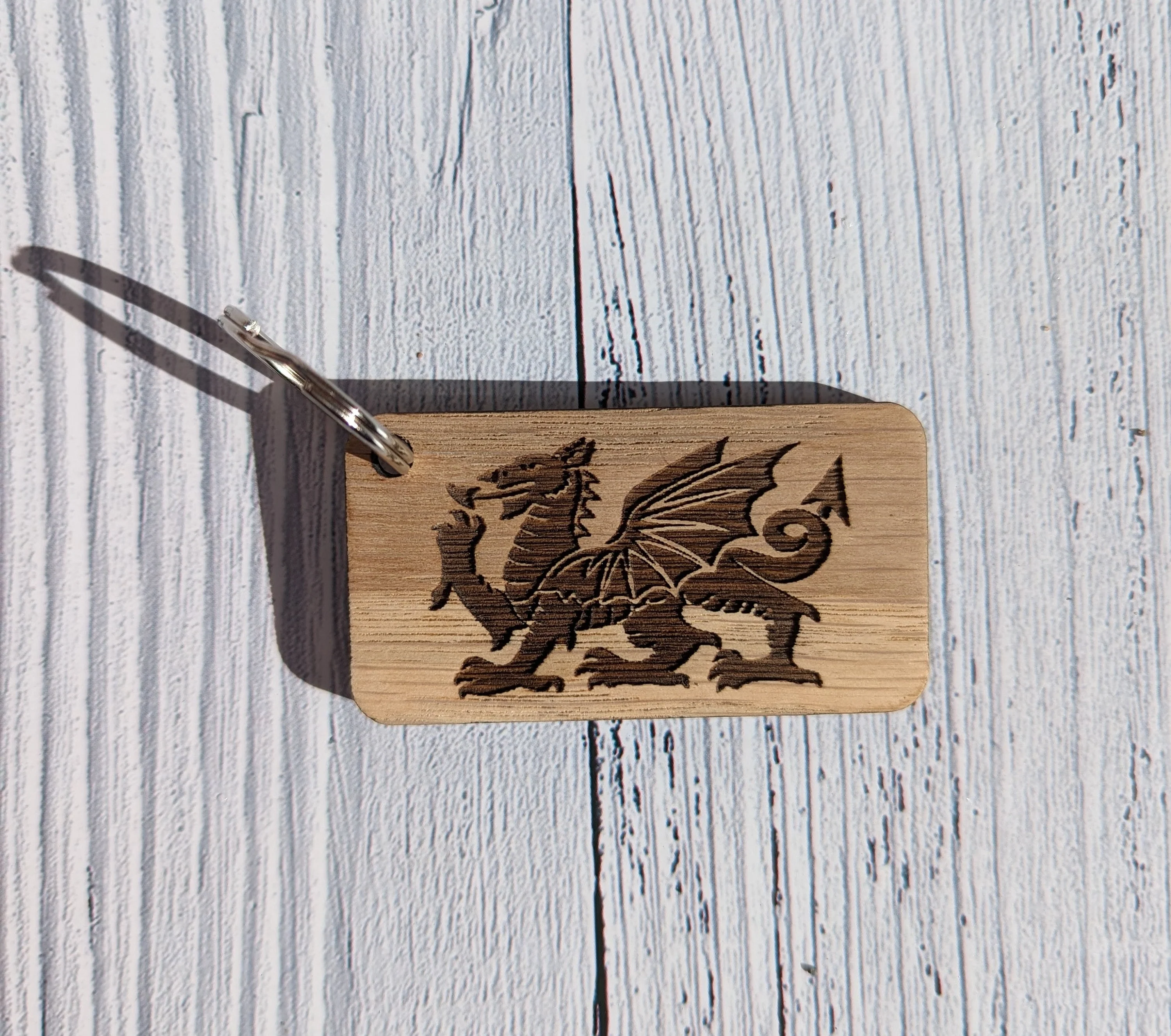Personalised Patriotic Welsh Keyrings with Welsh Dragon and Phrases - Image 9