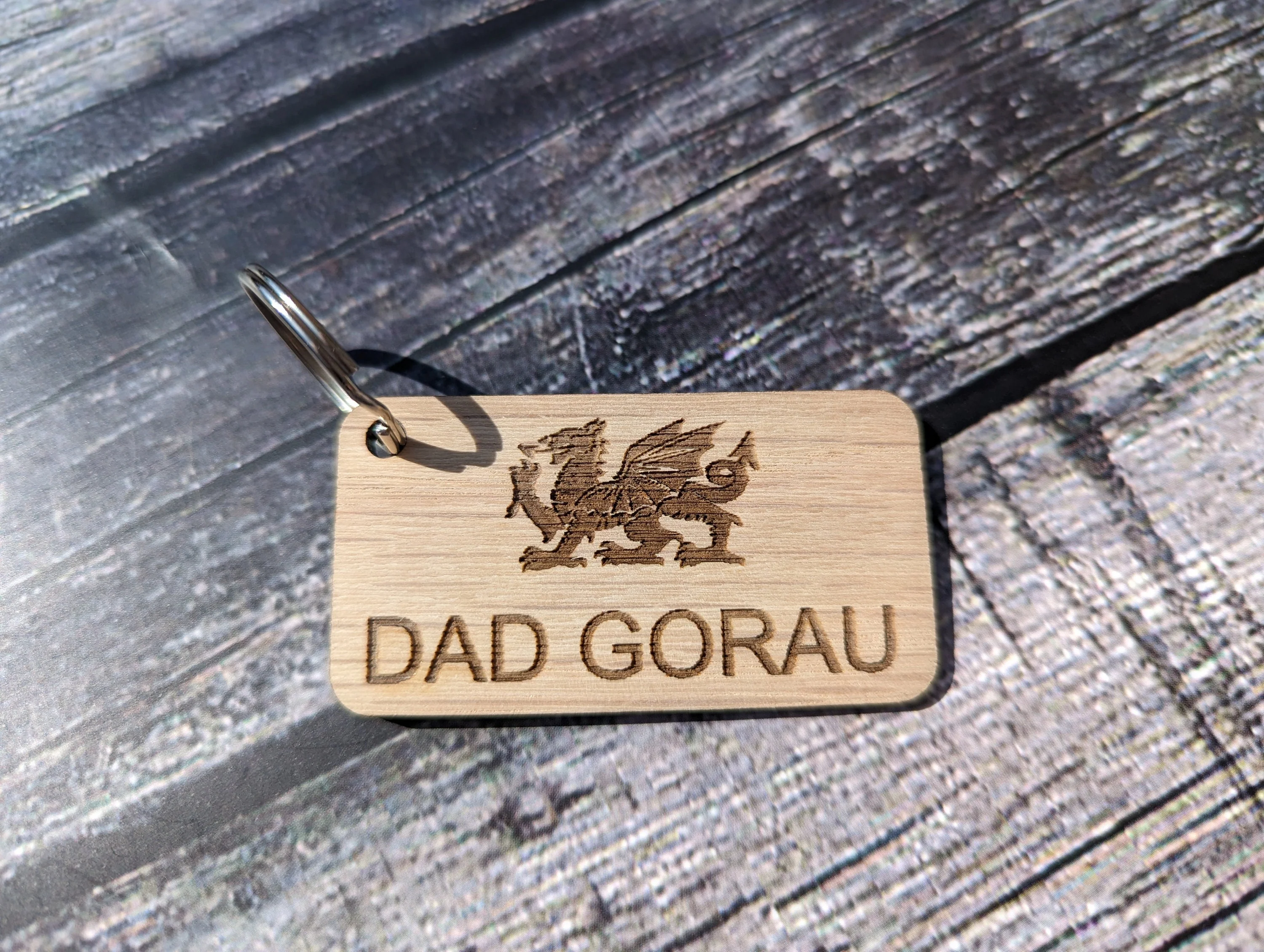 Welsh Keyrings, Best Dad, Best Mam, Dad Gorau, Mam Gorau, with Welsh Dragon, Welsh Gifts, Mother's Day Gift, Father's Day Gift - Image 5