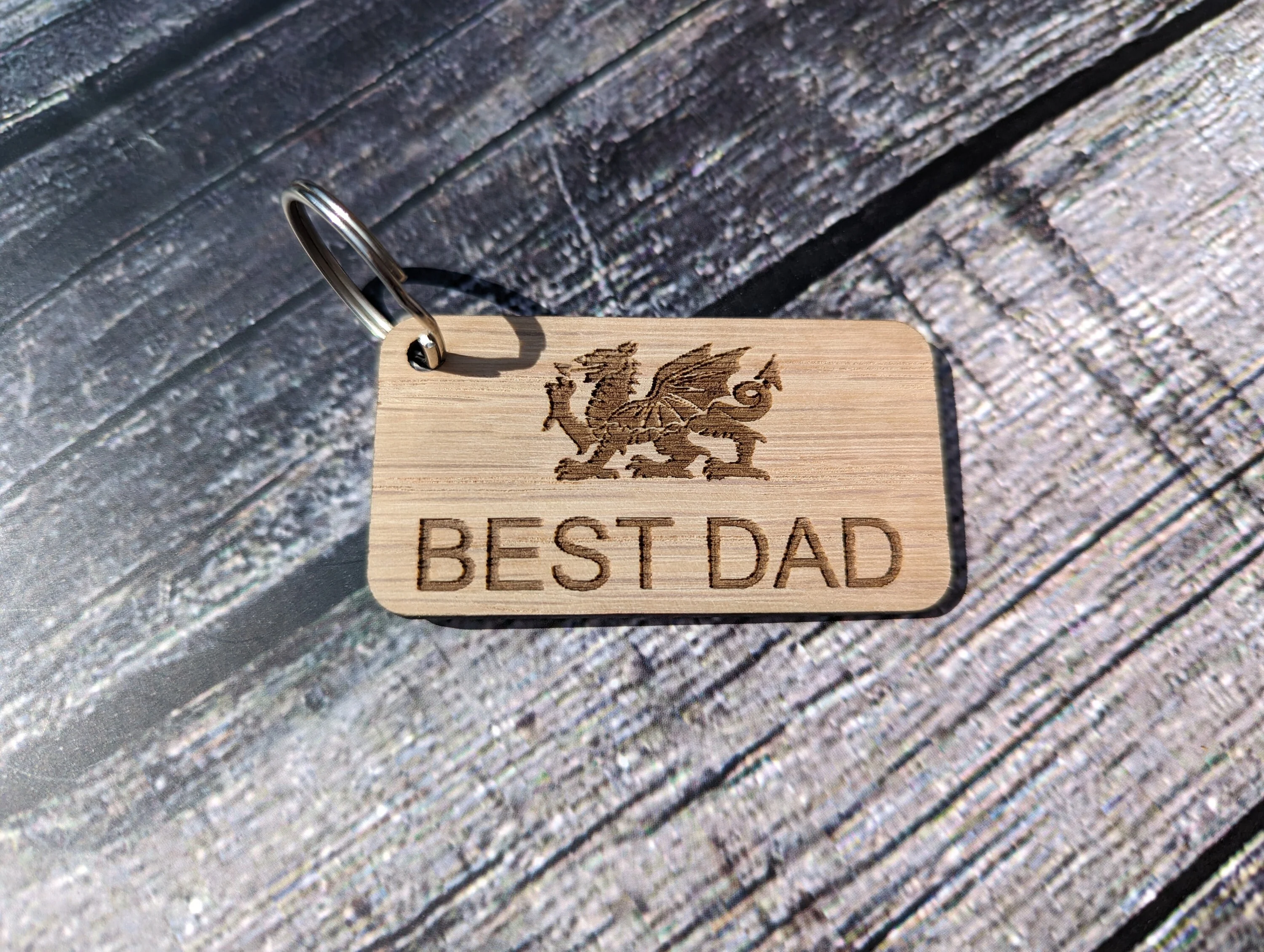 Welsh Keyrings, Best Dad, Best Mam, Dad Gorau, Mam Gorau, with Welsh Dragon, Welsh Gifts, Mother's Day Gift, Father's Day Gift - Image 7