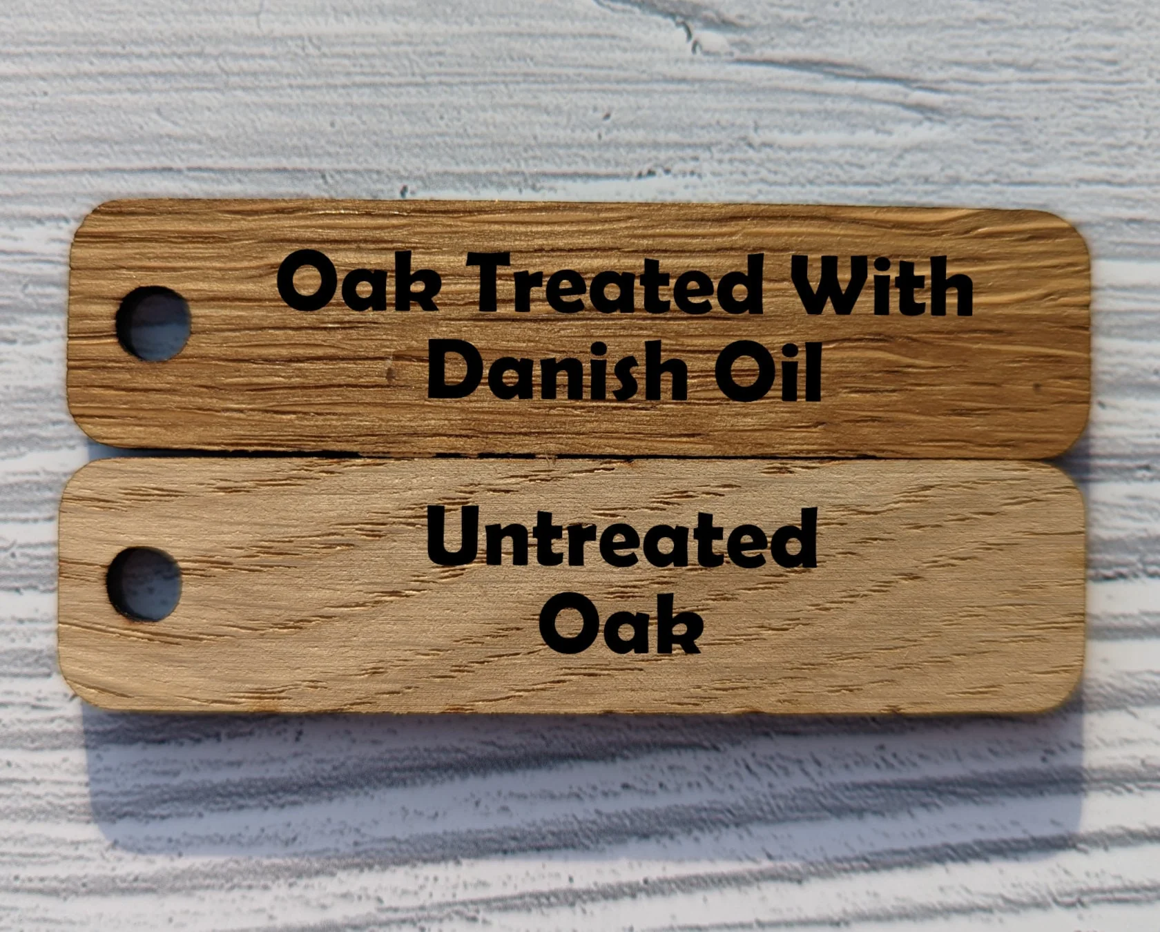 Welsh Keyrings | Welsh gift | Celtic Keyfobs | Oak Wood - Image 4