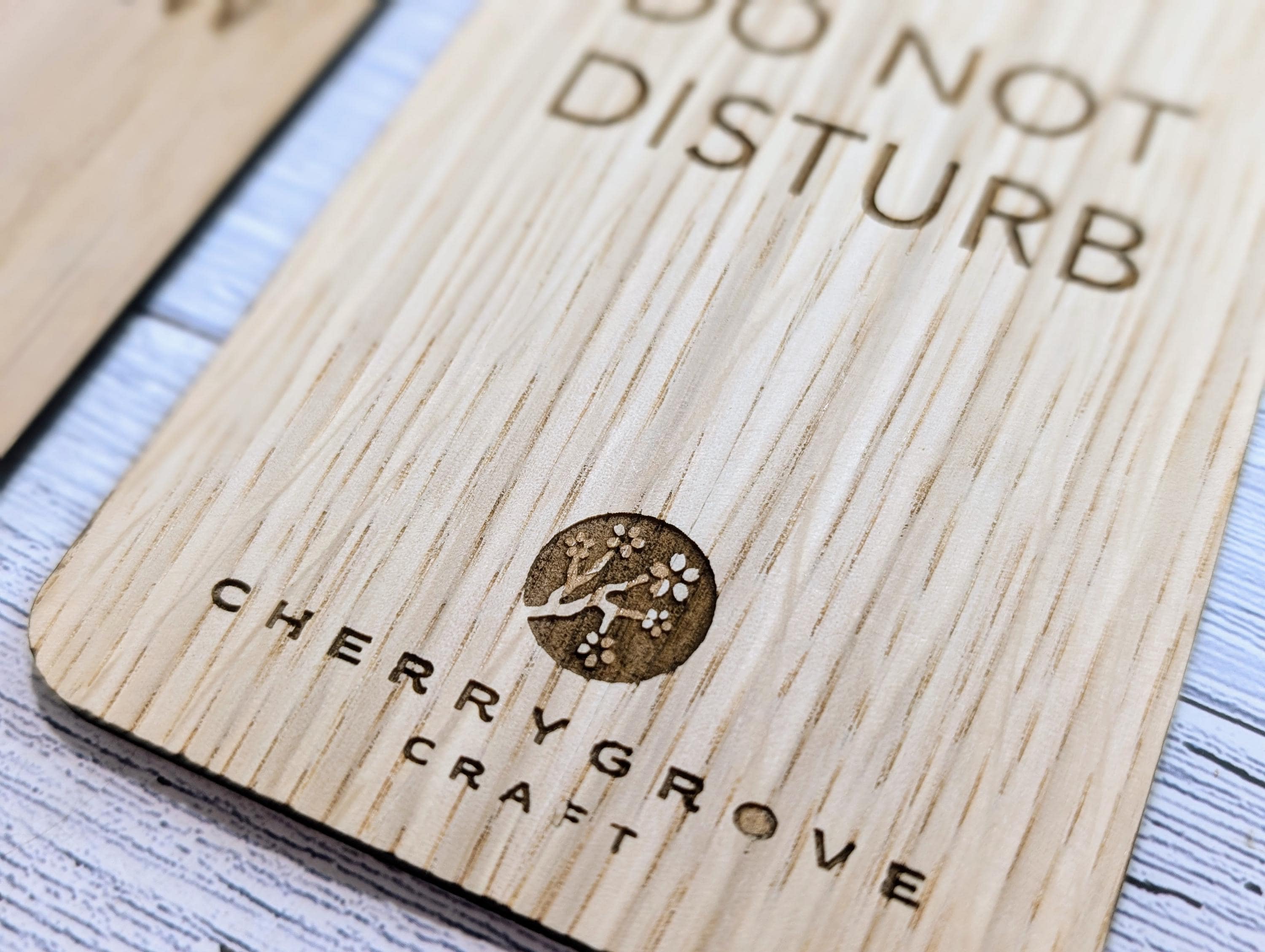 Wooden Hotel Door Hangers | Do Not Disturb & Clean Room Signs - Image 6