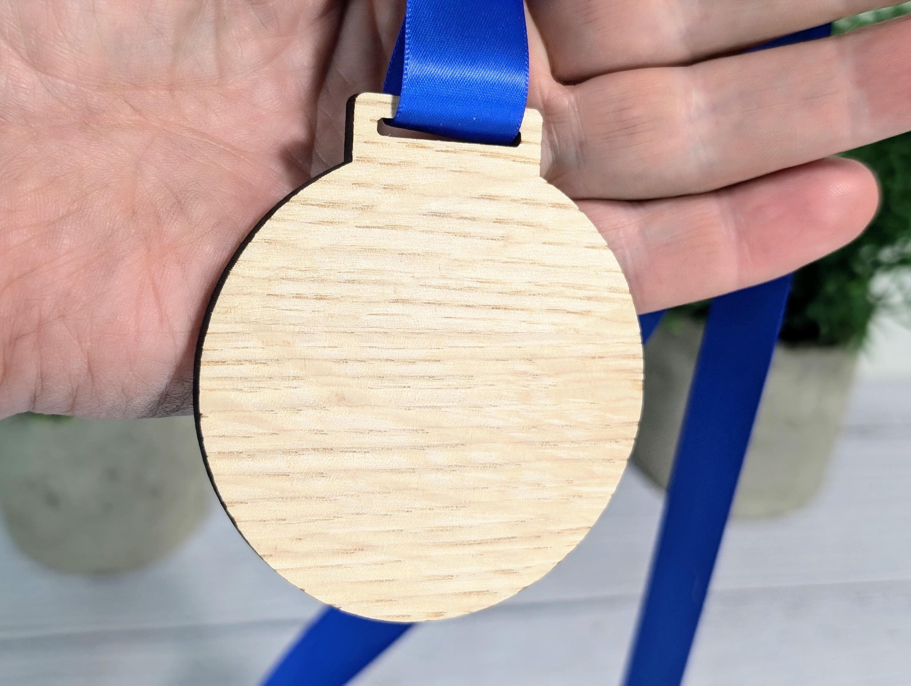 Wooden Personalised Medals - Eco-Friendly & Personalised, Achievements, Bulk Wood Medals, Zero Waste Medals, Custom Club Medals, Events - Image 3