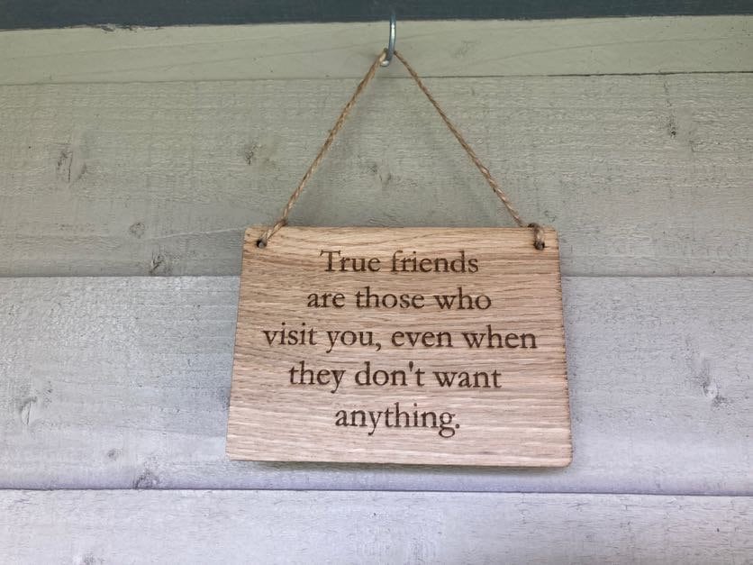 Handmade Wooden Personalised Sign, Personalised Wooden Plaque, Personalised Wooden Hanging Sign, Oak Sign, Man Cave Sign, Door Sign - Image 6