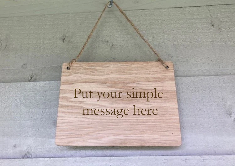 Wooden Personalised Sign, Personalised Wooden Hanging Sign, Birthday Gift, Oak - Image 11