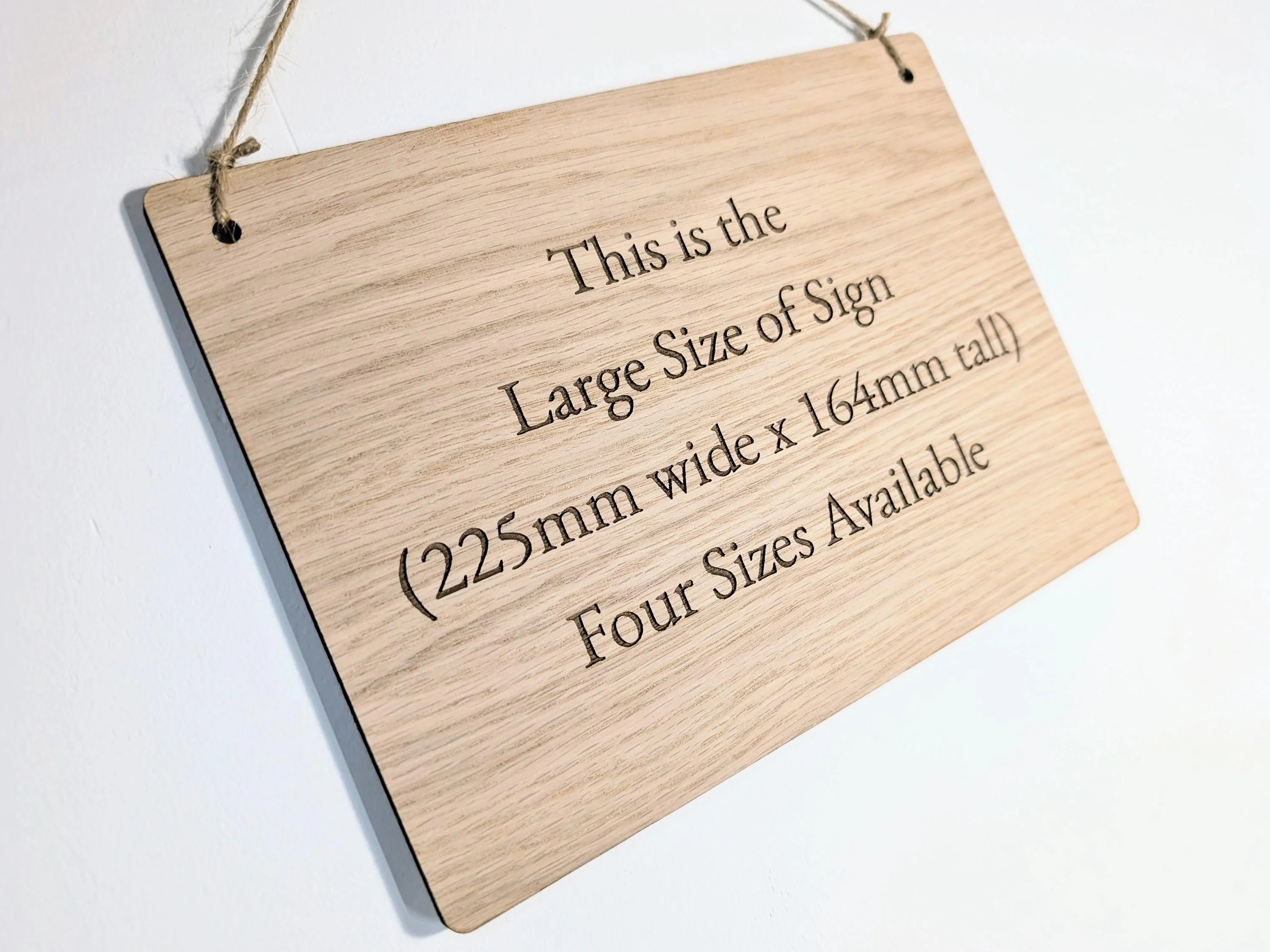 Wooden Personalised Sign, Personalised Wooden Hanging Sign, Birthday Gift, Oak - Image 7