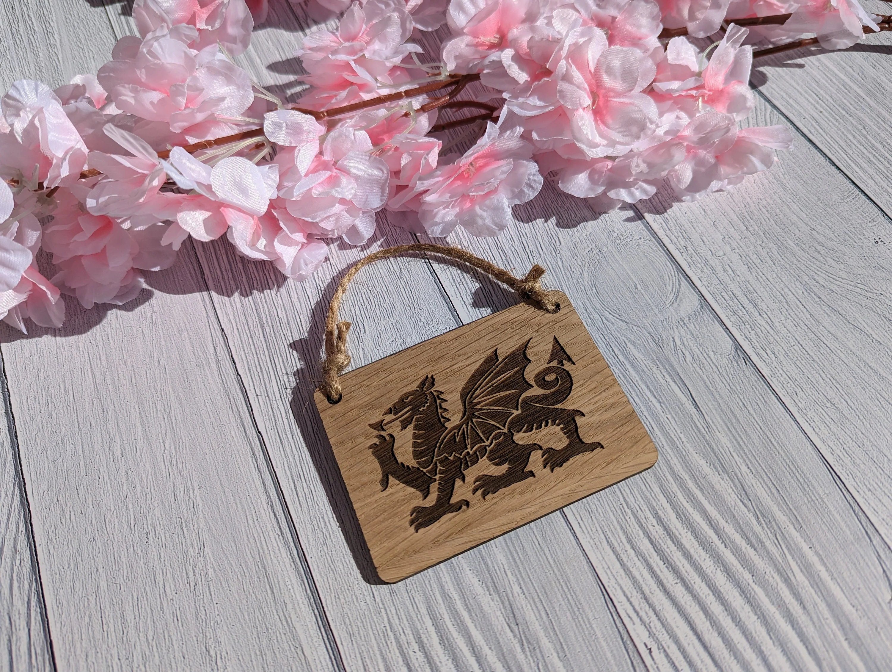 Patriotic Welsh Wooden Signs - Welsh Dragon Design in 4 Sizes - Image 2