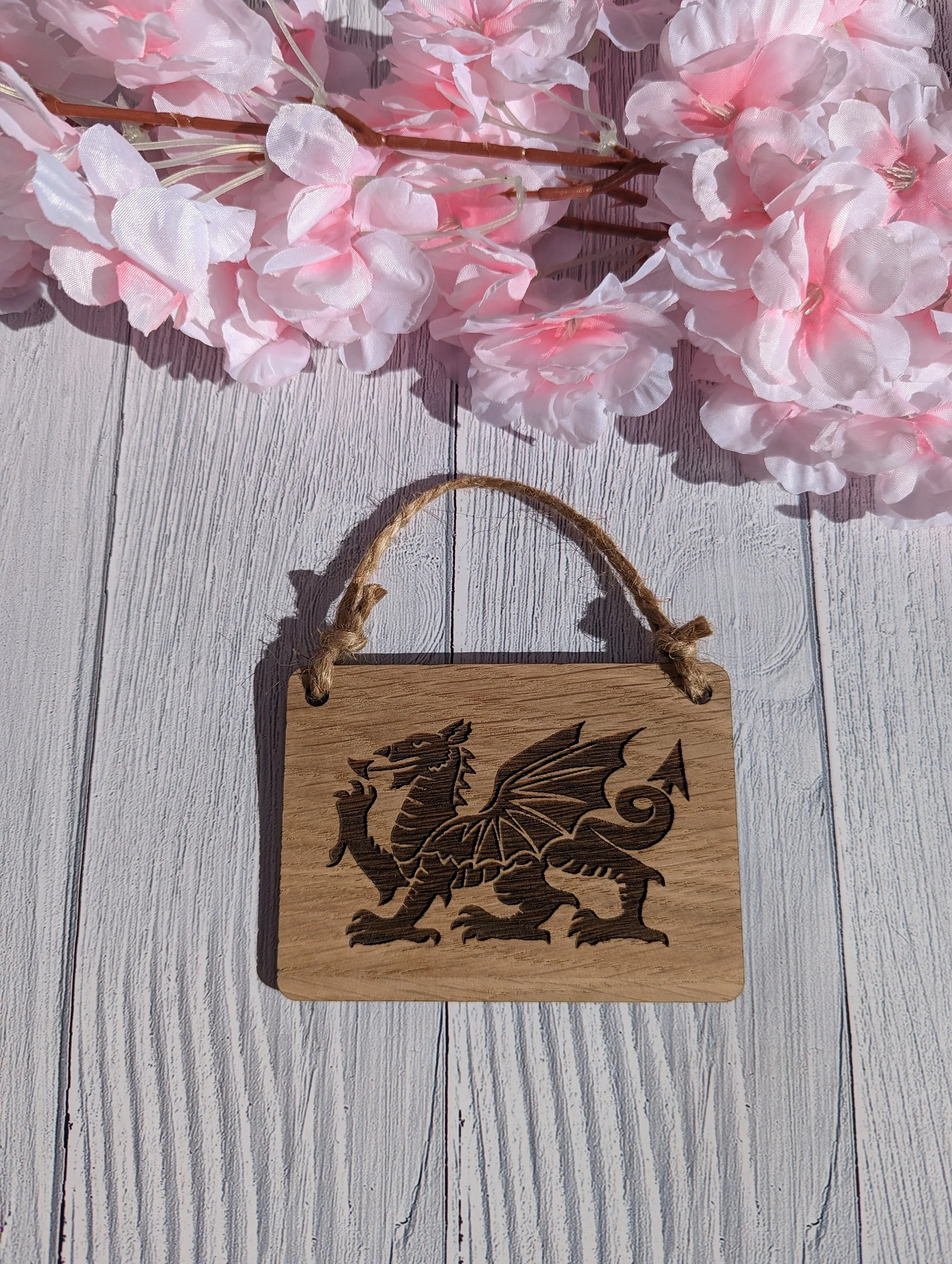 Patriotic Welsh Wooden Signs - Welsh Dragon Design in 4 Sizes - Image 3