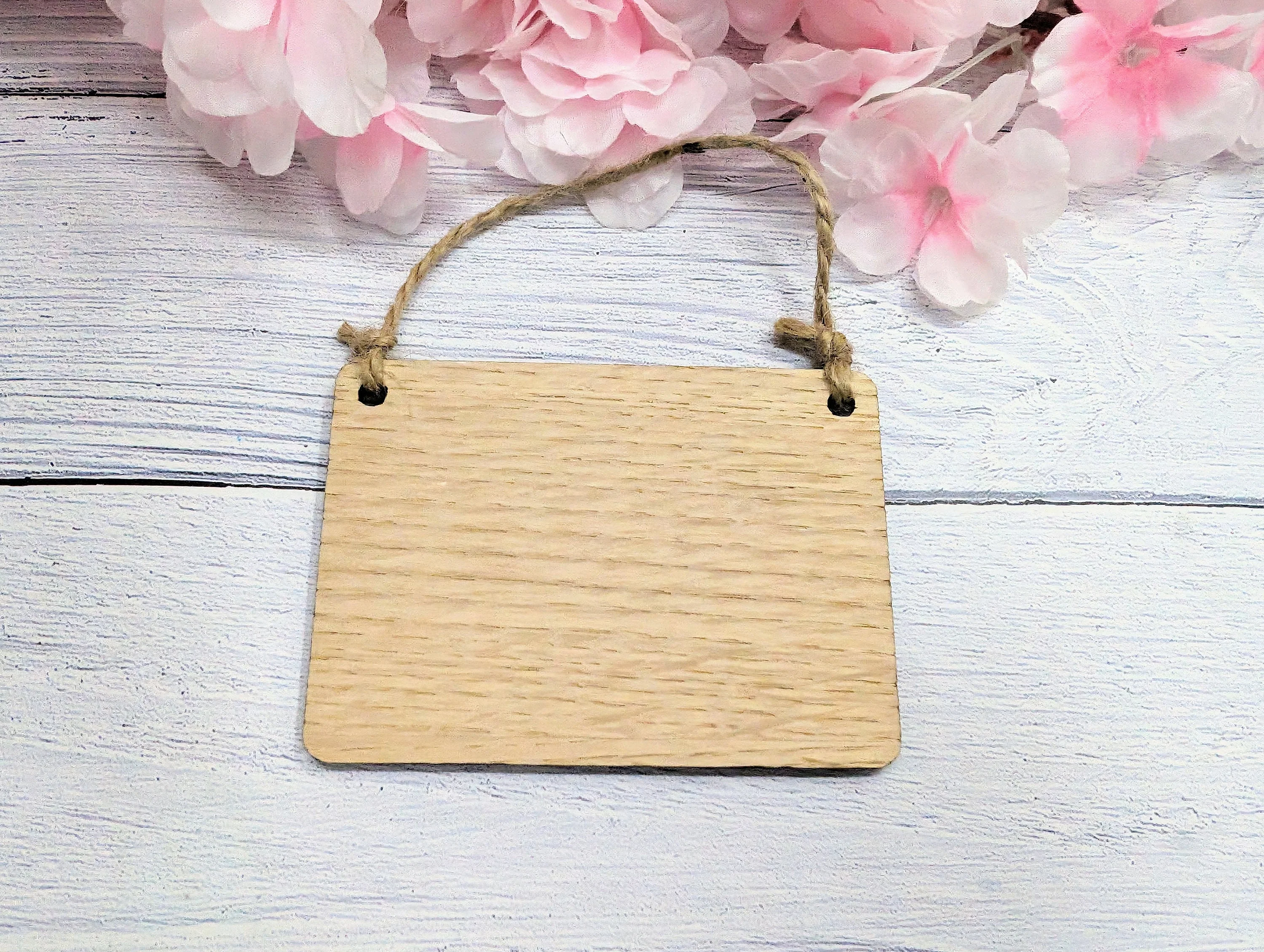 Wooden 'Please Use Other Door' Sign - Optional Personalisation - Image 6