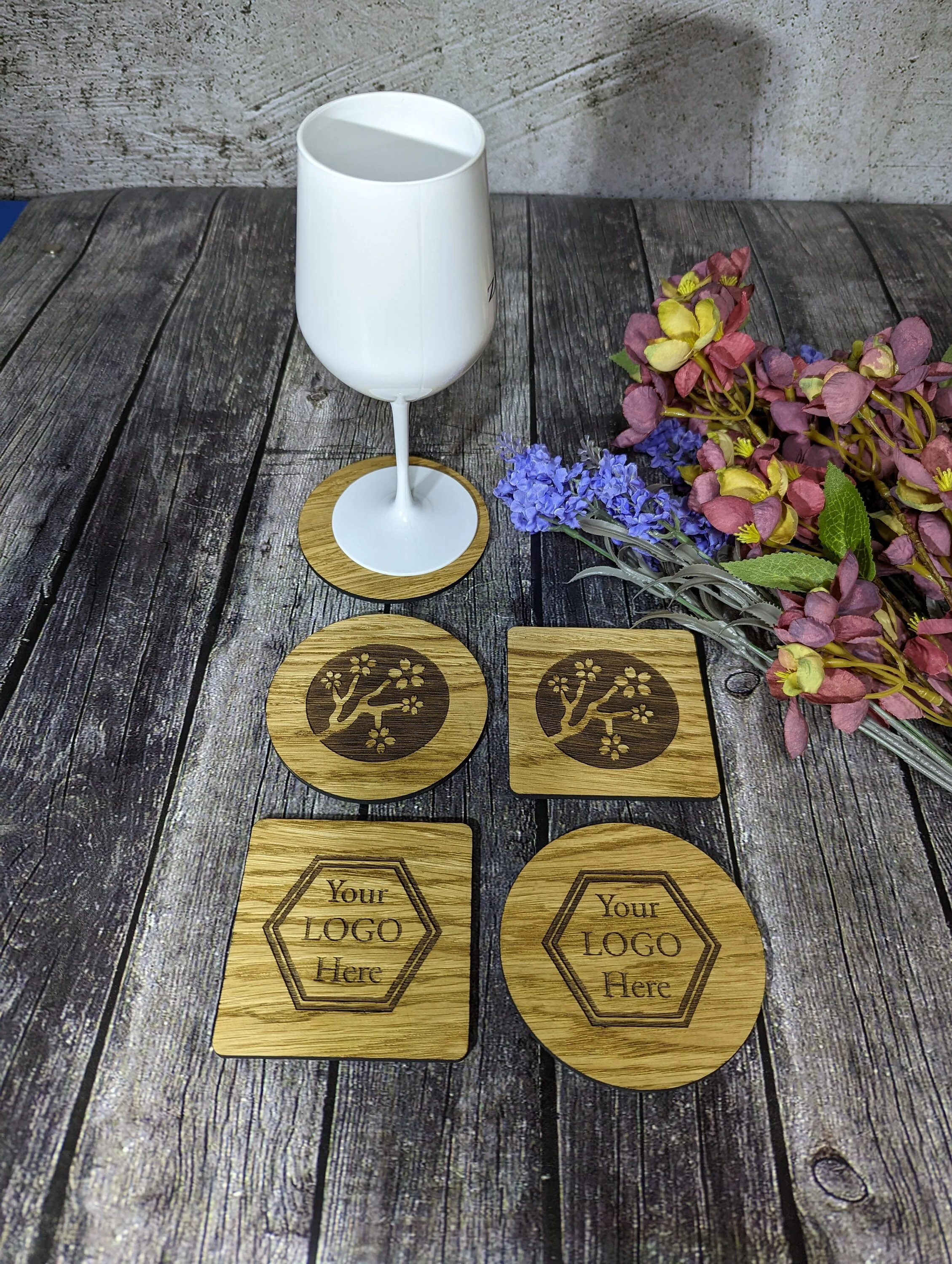 Wooden Promotional Coasters, Promotional Wooden Coasters, Wooden Logo Coasters - Image 6