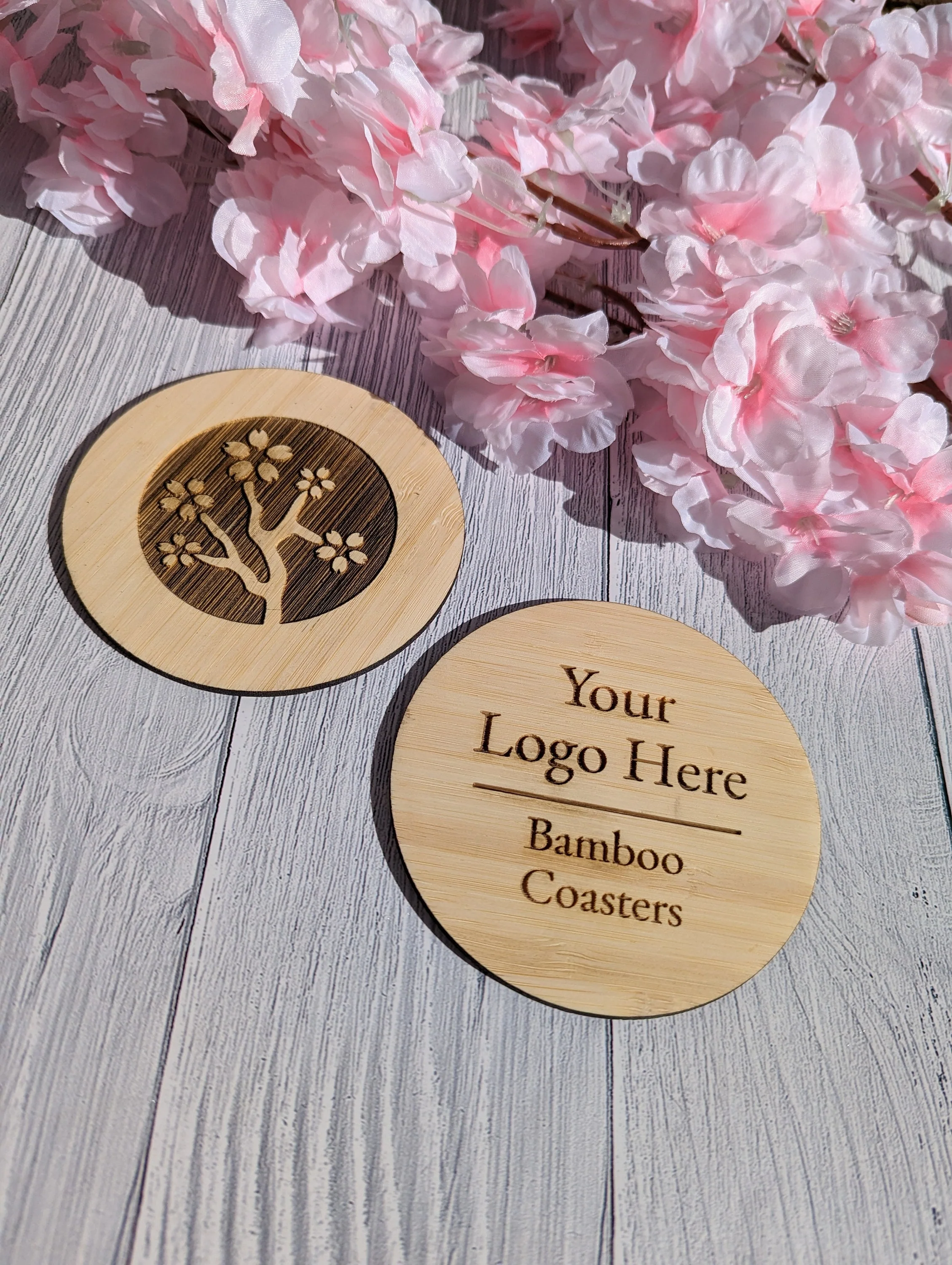 Engraved Bamboo Coasters: Personalised Business Gifts, Bulk Available - Image 6