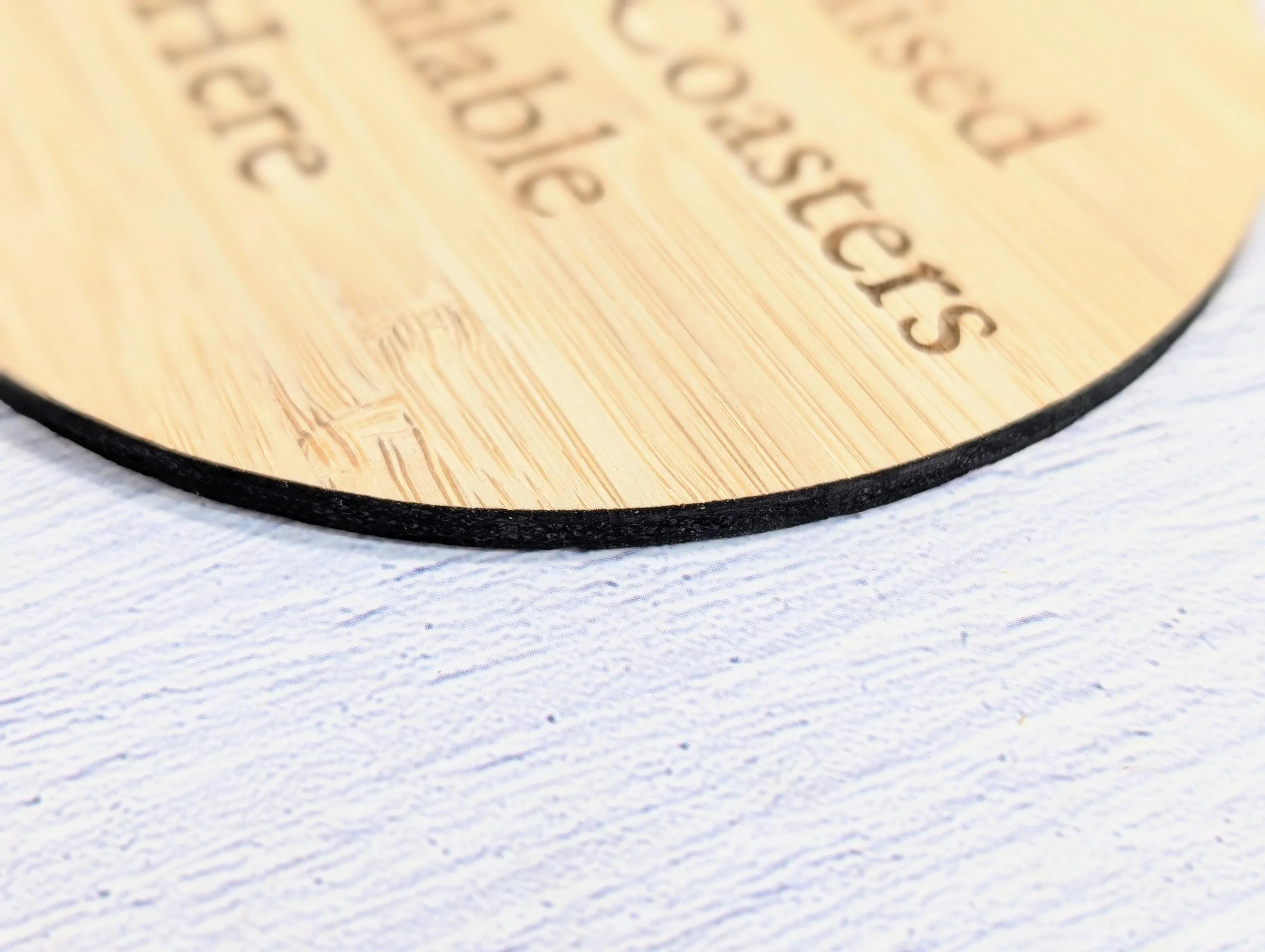 Engraved Bamboo Coasters: Personalised Business Gifts, Bulk Available - Image 7