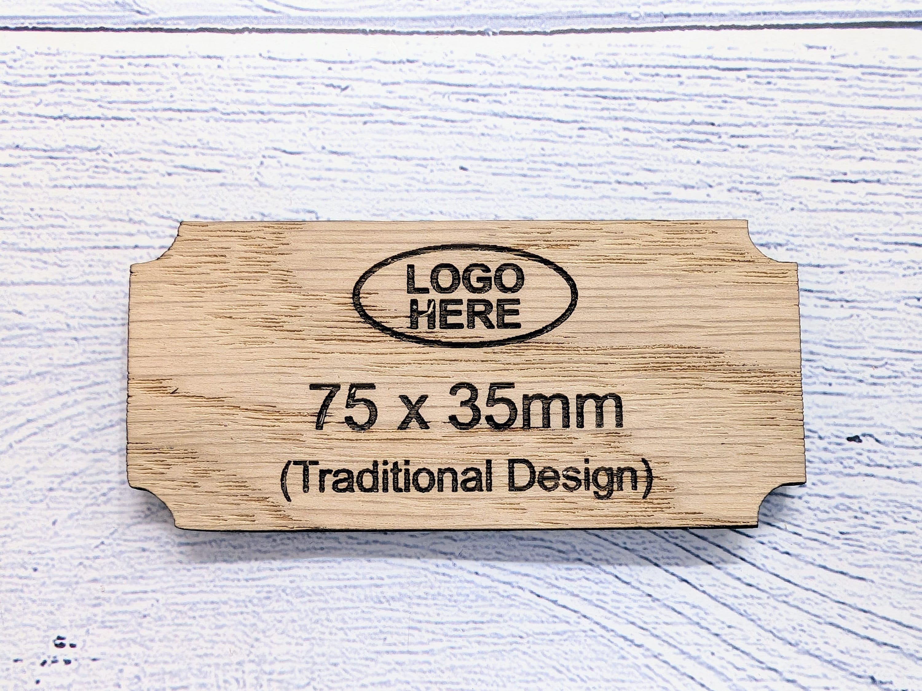 Wooden Shaped Name Badges, Multiple Sizes/Attachments - Image 6