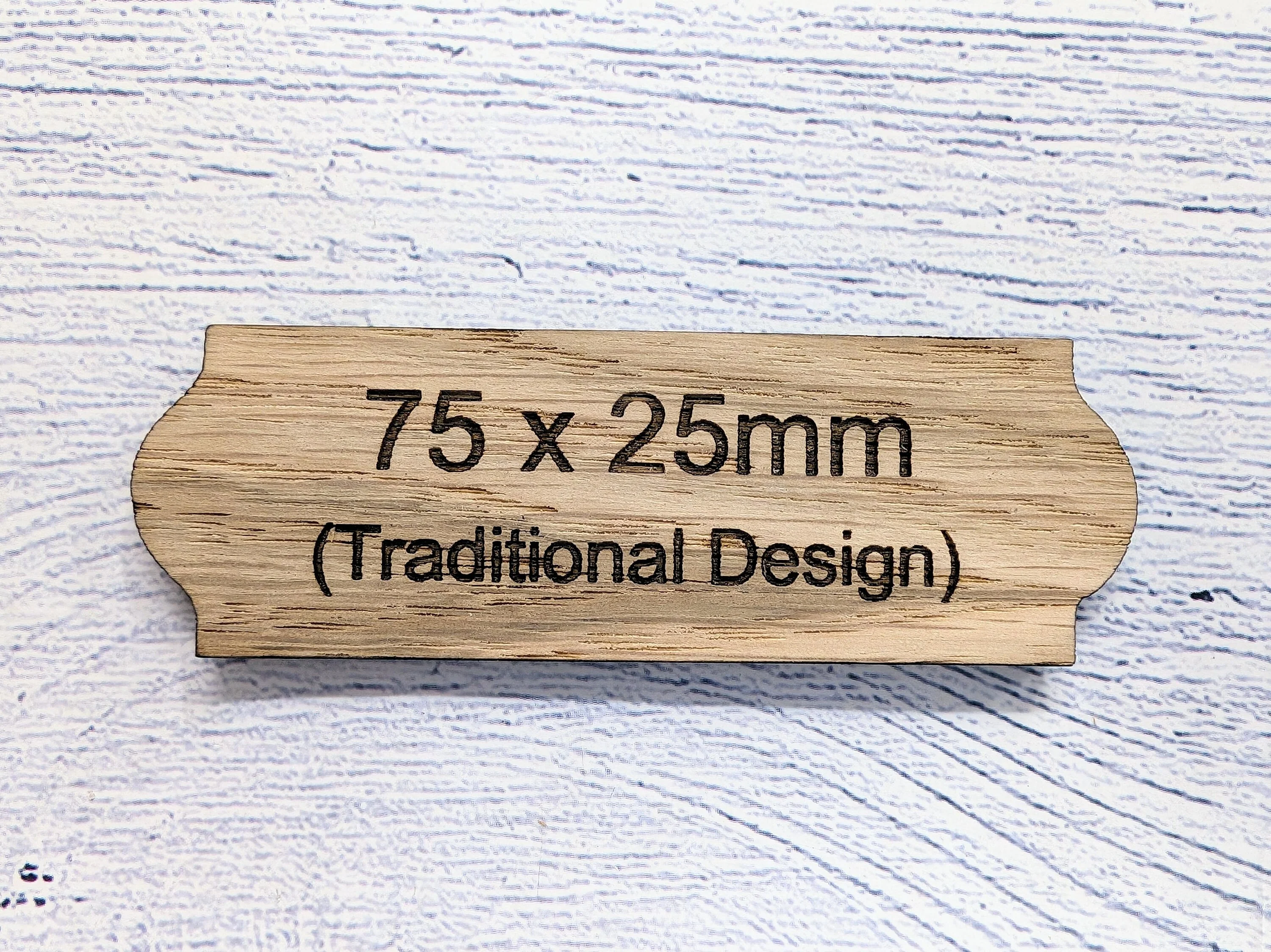 Wooden Shaped Name Badges, Multiple Sizes/Attachments - Image 7