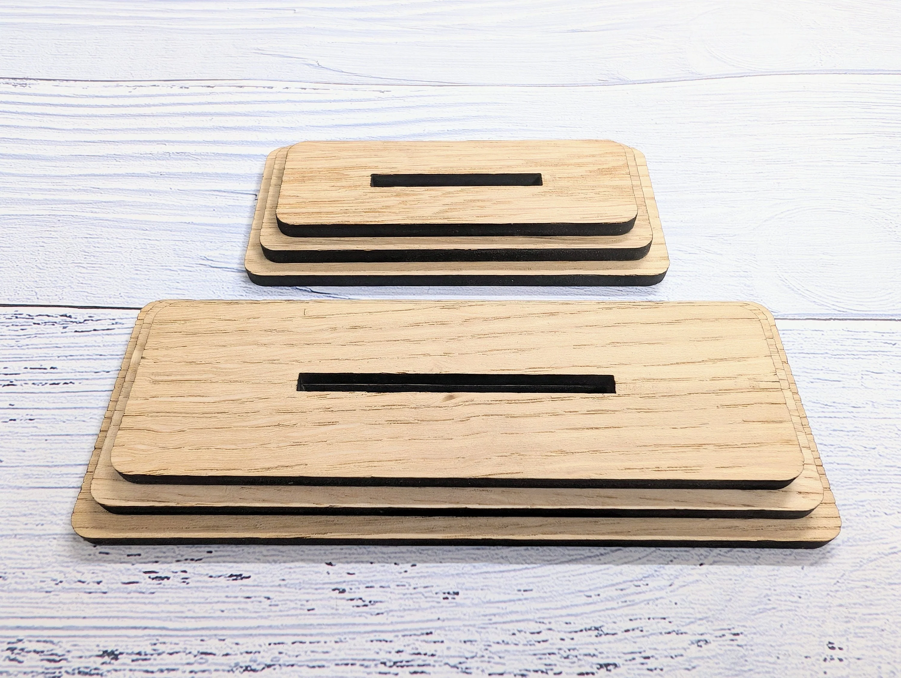 Wooden Table Number Signs, Freestanding, Removable Base, Available Single or Double-Sided, 2 Sizes - Image 9