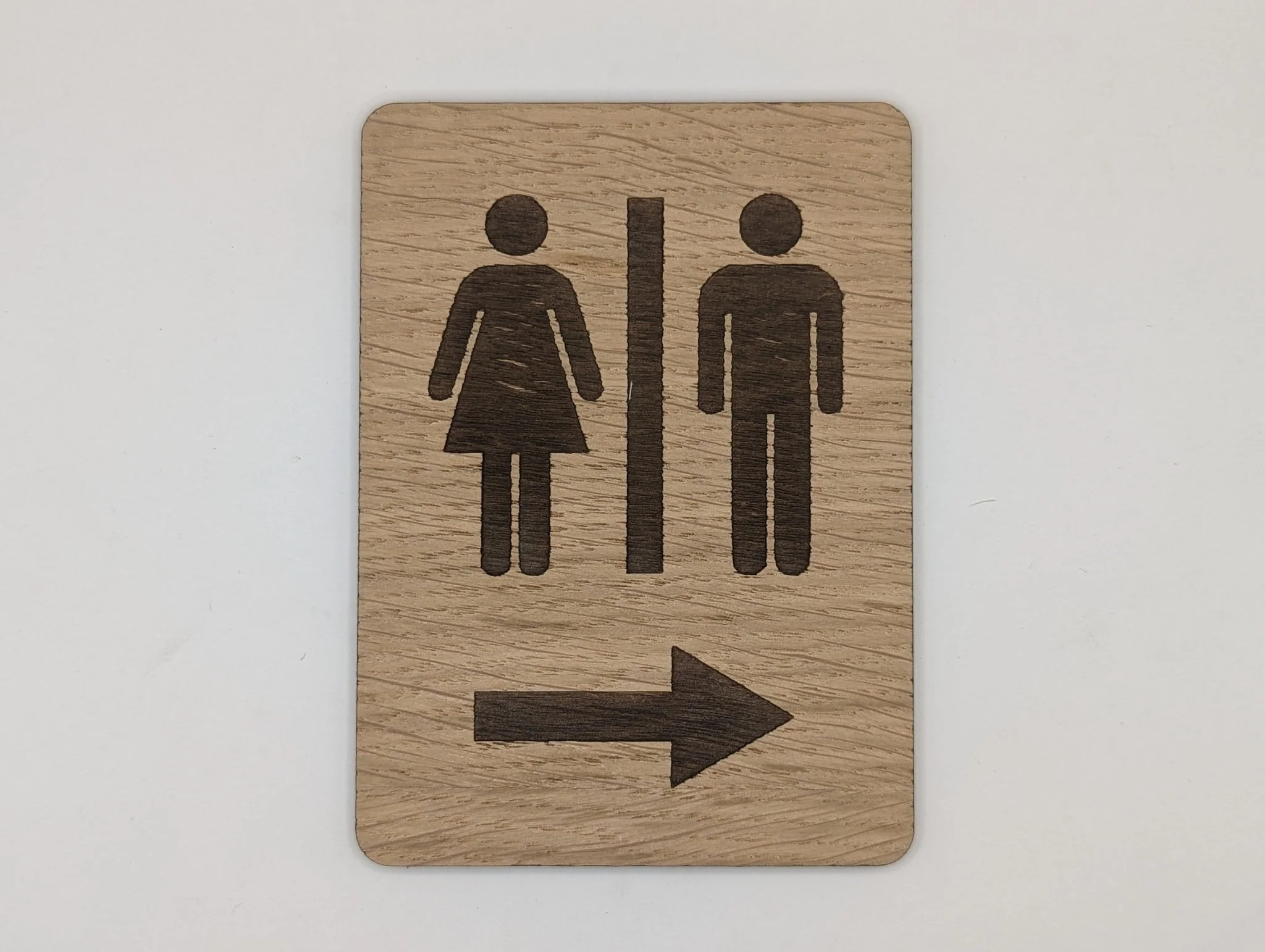 Wooden Toilet Signs - Rustic Bathroom Signage for Hotels, Restaurants, Bars, B&Bs, and Offices - Image 10