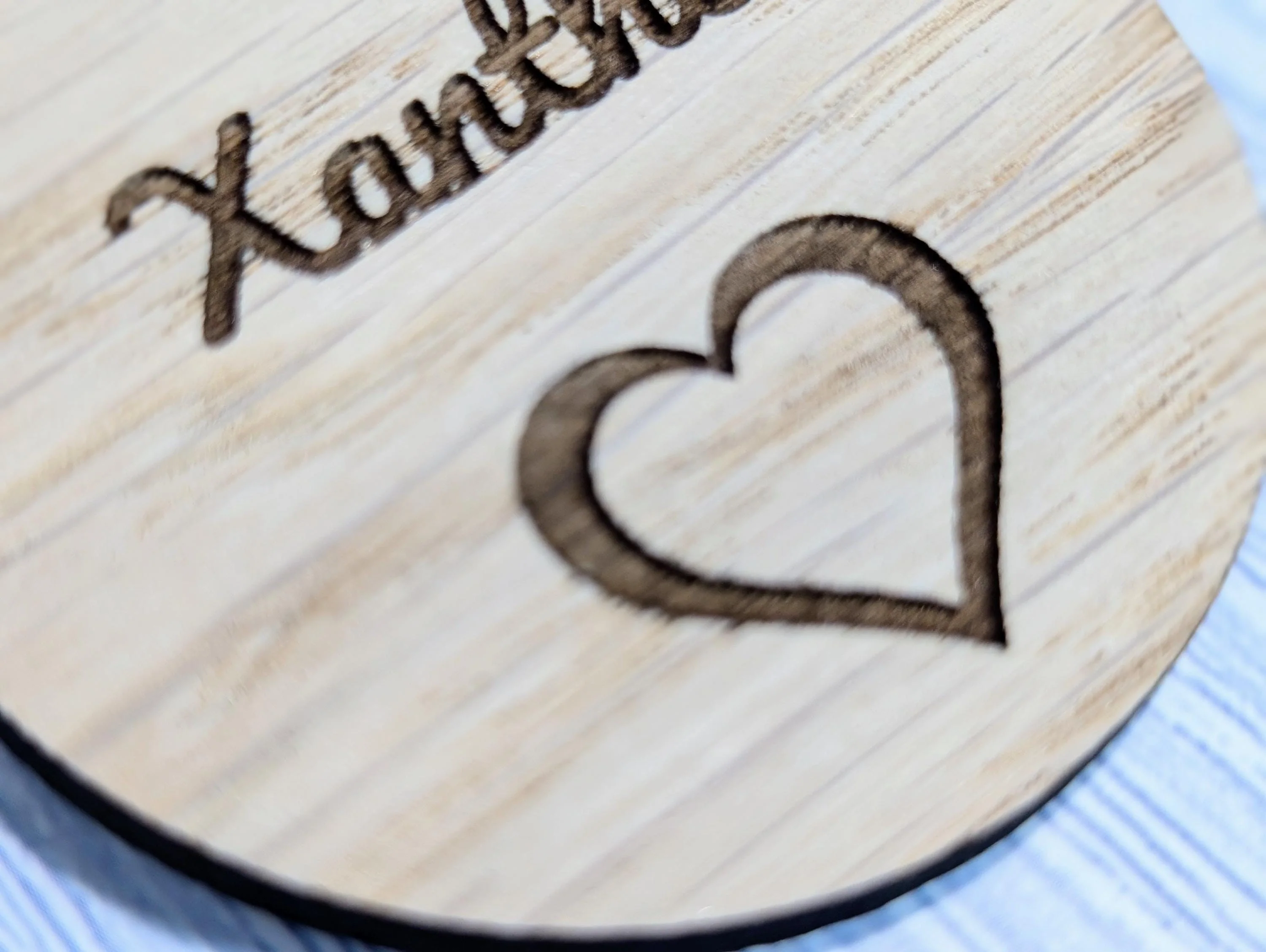 Wooden Wedding Favour Key Chain | Personalised Place Setting | Custom Guest Name, Key Ring, Keyring | Eco-Friendly Oak Veneer Keepsakes - Image 7
