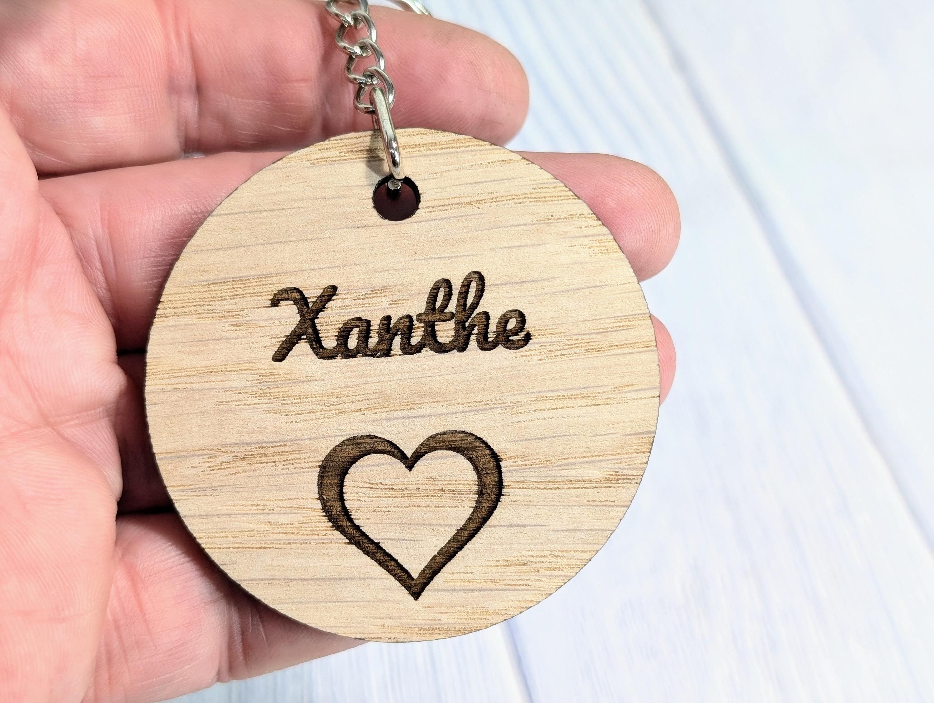 Wooden Wedding Favour Key Chain | Personalised Place Setting | Custom Guest Name, Key Ring, Keyring | Eco-Friendly Oak Veneer Keepsakes - Image 9